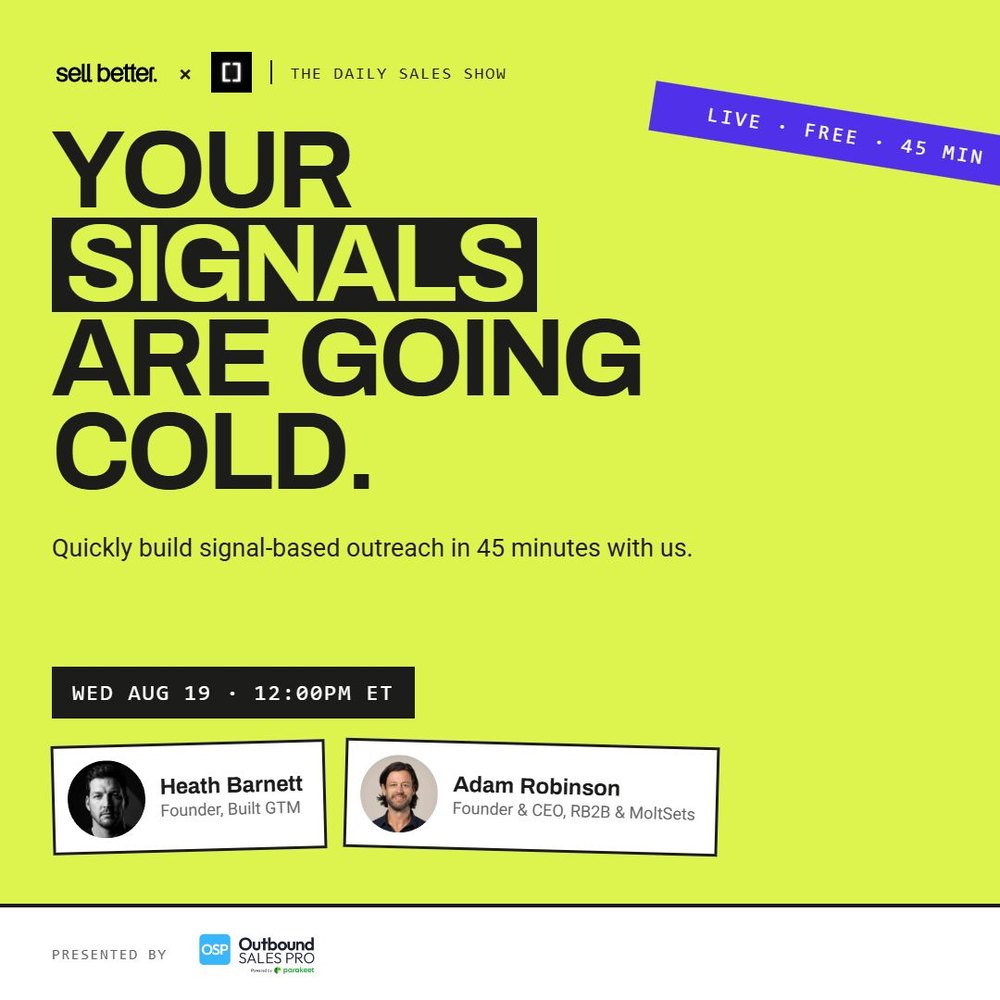 A promotional graphic for a live episode titled Your Signals Are Going Cold